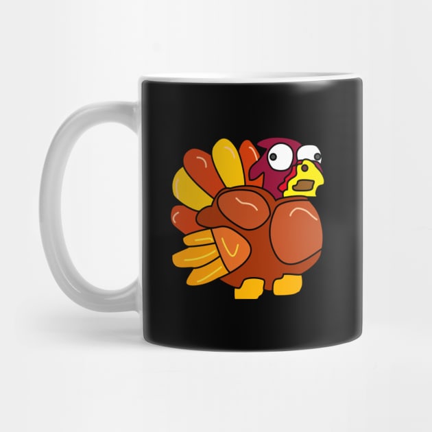 Chicken Turkey (eyes that look to the right, left and facing the right side) - Thanksgiving by LAST-MERCH